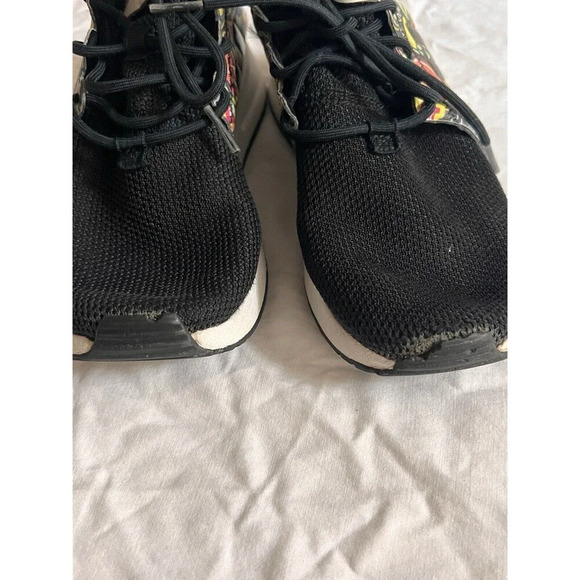 Adidas Shoes Youth 2.5 X_PLR Sneaker Black Mesh Lace Up Comfort Low Top YM029004 - Picture 4 of 11